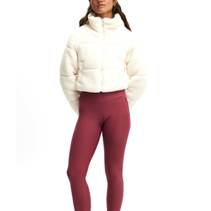 <b>Women</b> Lightweight Sherpa Fleece Jacket Full Zip Soft Teddy Fleece Outdoor Layering <b>Coat</b> Custom OEM Wholesale - Product Image 1