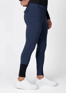 Pantalon d'équitation slim fit en coton respirant et durable pour homme – Vente en gros, directement de l'usine, stock en vrac pour équitation - Product Image 5