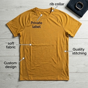 T-shirt en coton uni pour homme, style streetwear, coupe oversize à épaules tombantes, impression personnalisée de haute qualité, tissu épais - Product Image 6