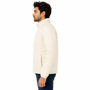Vestes matelassées pour hommes en tissu de qualité supérieure, à manches longues, col montant, isolées, vente en gros personnalisée B2B, approvisionnement USA - Product Image 3