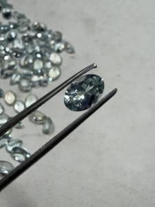 Aguamarina Genuina Facetada, Calibrada para Joyería, Gema de Aguamarina Premium, Ovalada, Forma de Pera, en Milímetros - Product Image 2