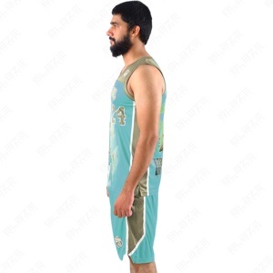 Short de basket-ball d'été personnalisé OEM de haute qualité Bsci Maillot de basket-ball unisexe adulte Bsci Uniforme de basket-ball d'été - Product Image 5