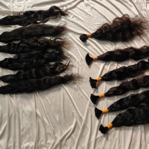 Offre Spéciale 12A Vierge Vague de Corps Indien Naturel Couleur de Cheveux Remy En Vrac 100% Cheveux Plus Forts Non Traités Aucun Compromis dans la Qualité - Product Image 5