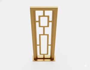 Rampe d'escalier en fer forgé de style chinois ; un produit résistant à la rouille, doté de motifs complexes et facile à assembler. - Product Image 3