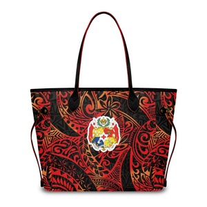 Women Canvas Tote Bags Polynesian Style <b>Large</b> Bag For Women Wholesale Women's Fashion Casual Handbag - Product Image 1