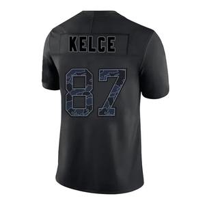 Camiseta de Fútbol Americano para Hombre, Uniforme de Rugby con Letras Bordadas, Camisetas Reflectantes de Edición Limitada, Ropa Masculina - Product Image 1