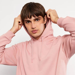 Sweat-shirts thermiques à capuche pour hommes, 100 % coton, de qualité supérieure, avec logo personnalisé imprimé, pour l'hiver, sweat-shirt uni avec capuche - Product Image 4