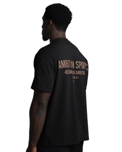 T-shirts de sport pour homme de haute qualité, en coton respirant, coupe ample et épaisse, pour la salle de sport et les activités de plein air. - Product Image 5