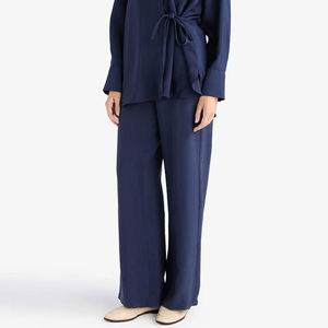 กางเกงวอร์มขาบานปักโลโก้ตามสั่ง สำหรับผู้ชาย ผู้หญิง และทุกเพศทุกวัย กางเกงจ็อกเกอร์ลำลอง ผ้าฝ้ายฟลีซเนื้อหนา ระบายอากาศได้ดี - Product Image 5