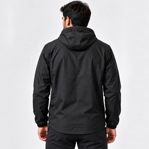 2027 <b>Men's</b> <b>Lightweight</b> Breathable Softshell <b>Jacket</b> Hooded Zip Up Outdoor Windproof <b>Jacket</b> for Hiking Clothing Travel <b>Jacket</b> - Product Image 3
