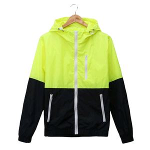 Hot Sale Men's <b>Waterproof</b> Hooded Outdoor Hiking Rain <b>Jacket</b> Breathable Windproof Quick Dry Eco-Friendly Custom Stand <b>Thin</b> Coated - Product Image 1