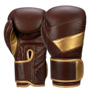 Guantes de Boxeo Deportivos Transpirables, Antideslizantes y Ligeros, de Alta Calidad, Profesionales, Personalizados, de 14oz y 16oz, de Cuero con Cierre de Gancho y Bucle para MMA - Product Image 1