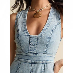 Nouvelle Tendance 2026 : Salopette en Jean Vintage Boutonnée pour Femme, Confortable et Élégante, Idéale pour l'Été et le Quotidien – Fabrication OEM Coréenne - Product Image 5