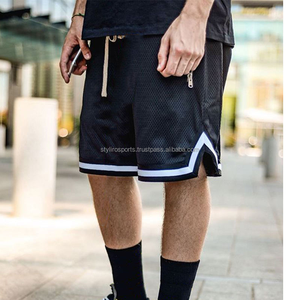 Pantalones cortos de malla de calle alta a la moda de verano para hombre, cintura elástica de algodón transpirable de secado rápido, diseño de sublimación impreso con cordón - Product Image 2