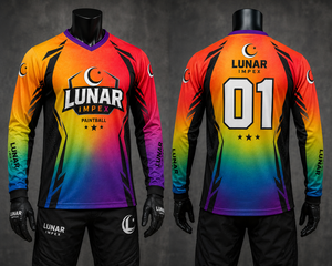 Uniformes de Paintball Personalizados Directo de Fábrica, Uniformes Profesionales para Equipos, Sublimados, Manga Larga, 100% Poliéster de Alto Rendimiento - Product Image 3