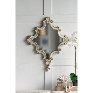 Artistico diamante bianco specchio parete 30 \ "X 23.5 \" accento casa per soggiorno ingresso camera da letto o ufficio - Product Image 5