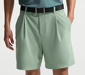 Mens <b>White</b> Performance Golf Shorts Custom Golf Shorts - Product Image 5