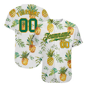 Custom Men's <b>Baseball</b> <b>Jersey</b> Cotton DTF Print Team Uniform Button-Up Shirt OEM Logo <b>Bulk</b> Wholesale Apparel <b>Baseball</b> <b>Jerseys</b> - Product Image 4