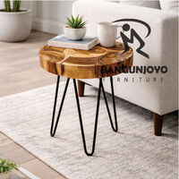 Tabouret minimaliste en bois naturel fait main, léger, empilable et réglable, multi-usages, pour la décoration de la chambre, du salon ou de l'hôtel