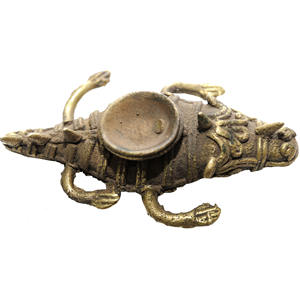 เชิงเทียนจระเข้ทำด้วยมือของตกแต่งบ้านที่วางโคมไฟทำมืออินเดียจากขวดโหลเทียนประเภทอื่นๆ - Product Image 1