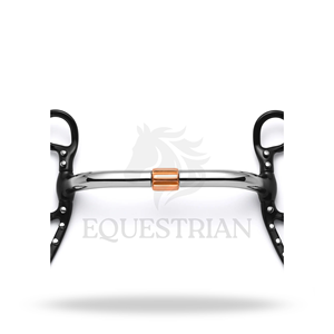 Bocado de caballo tipo Teardrop Shank Pivot Curb para equitación - Product Image 3