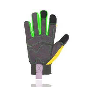 Guantes de Mecánico de Cuero Diseñados para la Seguridad de las Manos, Comodidad, Trabajo Pesado, Agarre Fuerte, Antideslizantes - Product Image 4