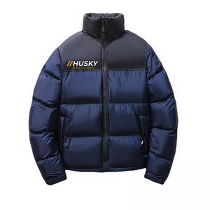Lightweight Travel Bubble <b>Jacket</b> for Men Stand Front Foldable Design <b>Packable</b> Warmth Versatile Fit Practical Comfort - Product Image 1