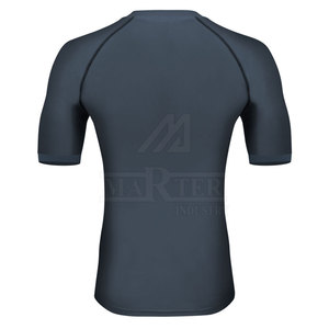 Wholesale <b>Men</b> Slim <b>Compression</b> <b>Shirts</b> Short Sleeves Eco-Friendly Breathable Spandex/Polyester Quick Dry Gym Workout Training - Product Image 4
