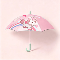 Nouveau Parapluie Transparent pour Enfants Motif Chiot Mignon, Parapluie Dôme Style Ins pour Filles