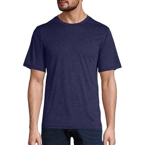 Venta al por mayor de calidad superior de los hombres camisetas de cuello redondo de impresión personalizada de gran tamaño liso transpirable Camiseta de manga corta - Product Image 1