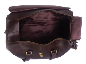 Sac de voyage en cuir vegan de haute qualité avec logo personnalisé, sac de voyage de luxe pour homme, grande capacité - Product Image 6