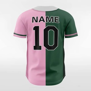 Jersey Baseball Premium Berkualitas Terbaru Custom MOQ Rendah Bahan Bernapas Cetak Digital untuk Dewasa - Product Image 6