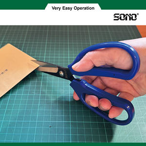 Ciseaux à main SONO G13 pratiques et durables avec manche en plastique, lames en acier inoxydable pour droitiers, bord lisse - Product Image 3