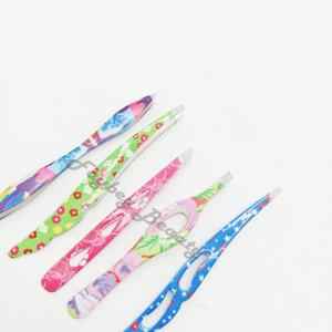 แหนบถอนขนคิ้วที่มีหลายสีเคลือบด้วยกระดาษแหนบความงามแบบปรับแต่งได้อย่างเต็มที่ - Product Image 6