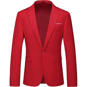 Nouveau style – Costumes de blazer formels pour hommes de haute qualité, sur mesure, respirants, anti-plis, anti-rétrécissement, en nylon tricoté avec élasthanne - Product Image 1