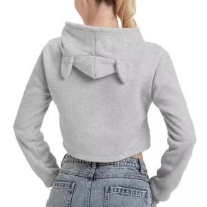 Sudaderas Cortas para Hombre 2026, de Alta Calidad, Transpirables, de Algodón Liso, Esenciales para la Temporada de Invierno, Diseño Sólido, Colores Personalizables - Product Image 2