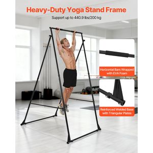 Supporto per Yoga con Struttura Triangolare, Capacità Massima 200 kg, per Attrezzature Aeree e Supporti per Yoga Aereo, Accessori e Strumenti di Supporto - Product Image 5