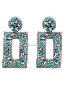 Pendientes de Aro de Agradecimiento al Maestro, con Temática Escolar ABC, Pizarra, Manzana y Lápiz, Hechos a Mano, Joyería para Fiestas, Venta al por Mayor - Product Image 4