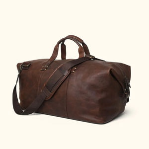 Bolsas de Viaje de Moda para Hombre, Bolsas de Lona de Cuero Genuino, Bolsas de Lona de Diseño de Alta Gama para Deportes al Aire Libre, Bolsas de Lona de Cuero Duraderas para Viajes - Product Image 5