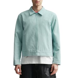 เสื้อแจ็กเก็ตทำงานผ้าแคนวาสแนวสตรีทกลางแจ้งผ้าแคนวาสสำหรับใส่ทำงานผ้าทอลายทแยง100% โลโก้ออกแบบได้ตามต้องการ - Product Image 5