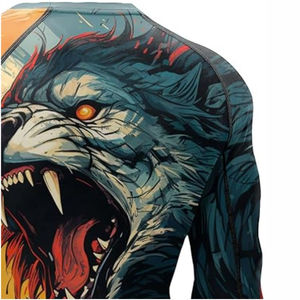 Nouveau Rashguard MMA 2026, Rashguard BJJ à manches longues, fabricants OEM de Rashguards avec votre logo, Rashguard pour hommes en sublimation - Product Image 6