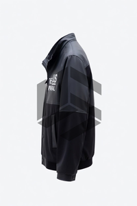 เสื้อแจ็คเก็ตบอมเบอร์แบบสั่งทำพิเศษสำหรับผู้ชาย กันลม กันน้ำ เหมาะสำหรับทำงาน ซิปเต็มตัว ปักลายด้านหน้า บุผ้าฝ้ายด้านใน รับผลิตแบบ OEM - Product Image 2
