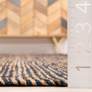 Tissu à tisser à la main en fibre naturelle, tapis en jute, tapis tribaux kilim, fournisseur de gros, tapis durables en vrac pour l'exportation - Product Image 4