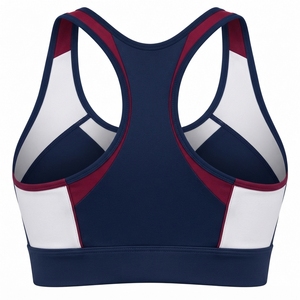 Soutien-gorge de sport pour femme à coupe confortable en tissu mélangé et couleurs personnalisées, soutien-gorge de sport à faible impact avec coton doux - Product Image 6