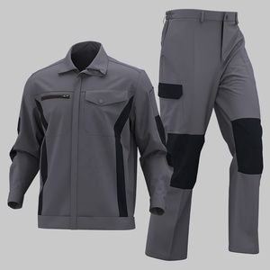 Conjunto de Ropa de Trabajo de Poliéster Softshell OEM con Franjas Reflectantes, Impermeable y Transpirable para Uso Industrial - Product Image 2