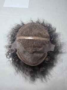 Perruque complète en cheveux humains bruts 100% naturels avec cheveux indiens bouclés Remy - Product Image 4