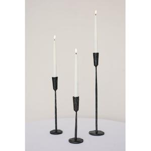 Ensemble de 3 bougeoirs en fer forgé, design tendance premium, faits main, écologiques, de luxe, uniques, pour anniversaire, maison, table - Product Image 1