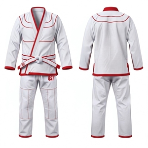 Uniforme de Jiu Jitsu Brasileño BJJ 100% Algodón Transpirable Antiarrugas de Secado Rápido Ecológico Antibacteriano Peso de la Tela 440g - Product Image 1