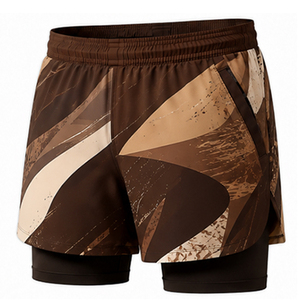 Shorts de bain décontractés pour hommes, personnalisés, pour les vacances, imperméables, écologiques, coupe-vent, séchage rapide, légers, de haute qualité, avec poches sécurisées - Product Image 4