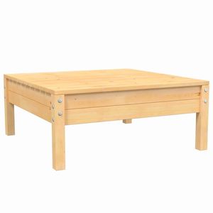 Set da salotto in pineta tinta unita 3 pezzi con cuscini color crema mobili da esterno durevoli - Product Image 6